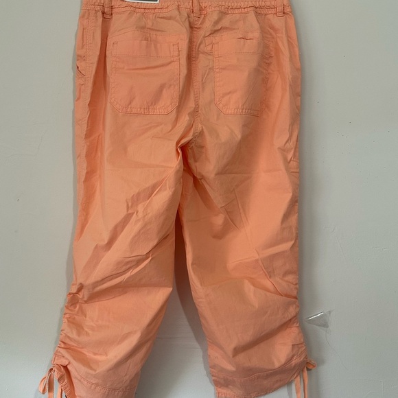 Chico's Coral Drawstring Women Shorts - Picture 6 of 6